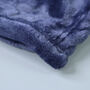Personalised Fleece Navy Star Baby Blanket, thumbnail 6 of 7