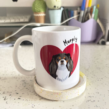 Dog Love Heart Mug Gift For Dog Lover, 5 of 11
