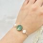 Clay And Freshwater Pearl Adjustable Handmade Bracelet, thumbnail 6 of 10