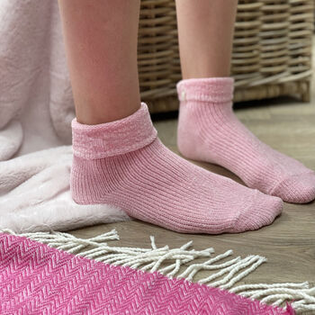 Chenille Slipper Socks, 3 of 6
