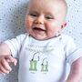 Personalised First Father's Day Baby Grow, thumbnail 4 of 8