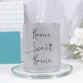 Personalised New Home Metallic Candle Gift, 2 of 8