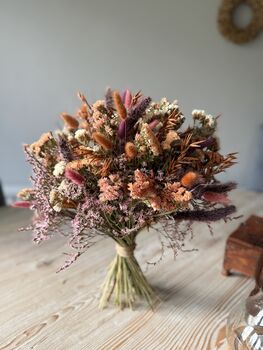 Pastel Meadow Dried Flower Bouquet, 5 of 5
