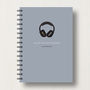 Personalised Music Lover's Journal Or Notebook, thumbnail 6 of 10