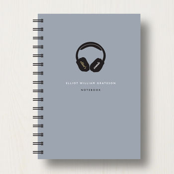 Personalised Music Lover's Journal Or Notebook, 6 of 10