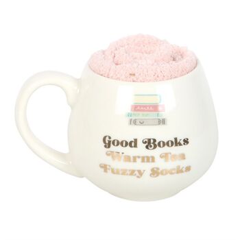 Book Lover Gifts Good Books Mug And Socks Set, 4 of 4