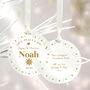 Personalised Babys First Christmas Bauble, thumbnail 4 of 9