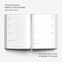 2026 Sage Green Week To View Personalised A5 Diary, thumbnail 4 of 10