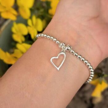 Thank You Teacher Gift | Personalised Silver Plated Bracelet, 2 of 6
