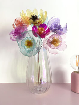 Happy Colours Bouquet Recycled Plastic Bottle Flowers, 4 of 10