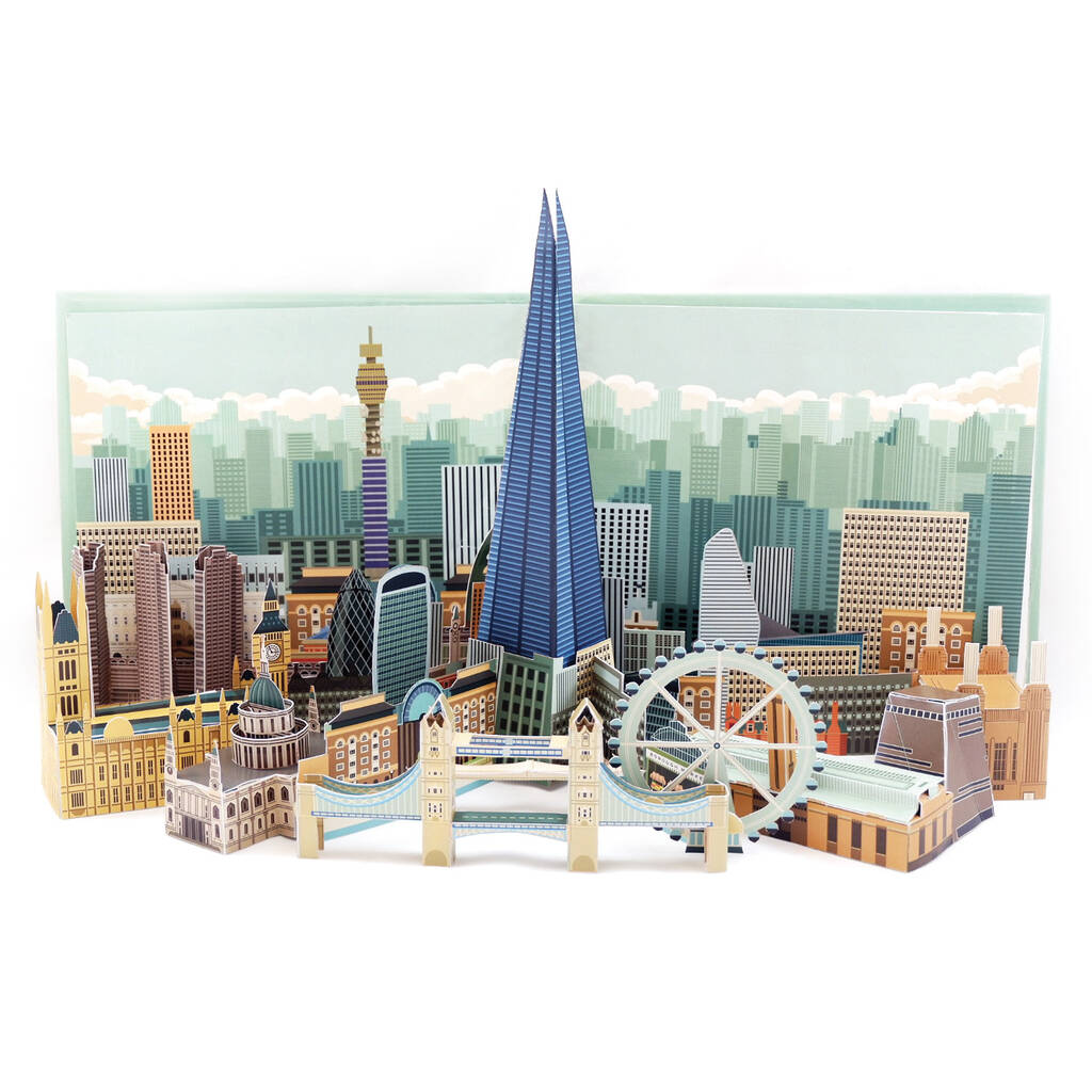 Citygami London: Build Your Own Paper Skyline, 1 of 3