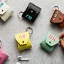 Personalised Leather Air Pods Case With Keyring Loop, thumbnail 1 of 9