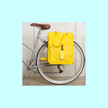 Monochrome Shopper And Bicycle Pannier Bag, 3 of 6
