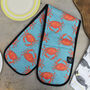 Nautical Crab Oven Gloves, thumbnail 1 of 2