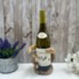 Hand Carved Wooden ‘Hand Of Wisdom’ Wine Bottle Holder, thumbnail 1 of 11