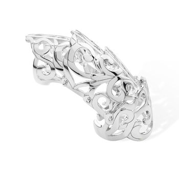 925 Sterling Silver Elements Full Armour Ring, 2 of 5
