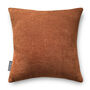 Luxury Soft Brushed Linen Blend Cushion Light Terracotta With Optional Piping, thumbnail 3 of 5