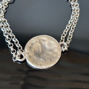 Sun Charm Silver Adjustable Chain Bracelet, 3 of 5