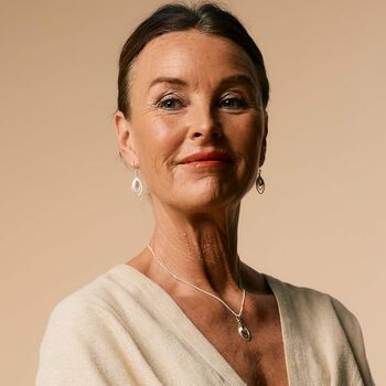 Infinity Love Rose Quartz Sterling Silver Necklace, 7 of 10