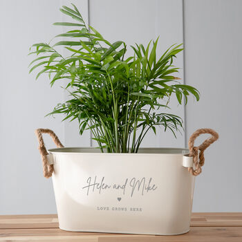 Personalised 'Love Grows Here' Planter, 2 of 5