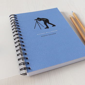 Personalised Photography Lover's Journal Or Notebook, 3 of 7