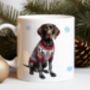 Personalised German Shorthaired Pointer In Christmas Jumper Mug, thumbnail 1 of 2