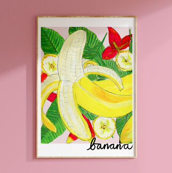 Banana Kitchen Print, 5 of 10
