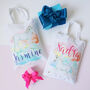Personalised Standing Rainbow Unicorn Favour Party Bag, thumbnail 2 of 2