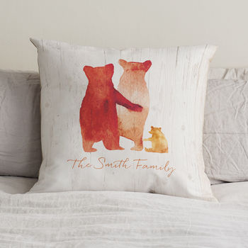 Personalised Bear Family Cushion, 12 of 12