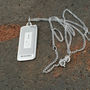 Personalised Silver Dog Tags By David Louis, thumbnail 6 of 7