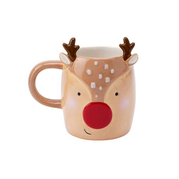 Christmas Reindeer Snack Mug With Gift Box, 4 of 7