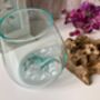 Large Molten Glass Bowl On Driftwood Handmade Pot Pourri Nuts Floating Flower Bowl, thumbnail 9 of 10
