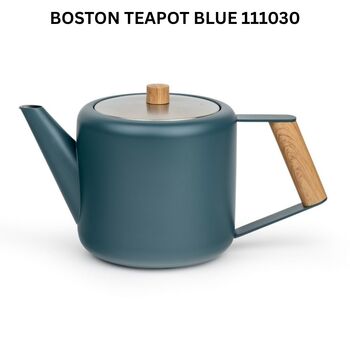 Double Wall Teapot Boston 1100 L Steel Filter, 4 of 7
