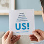 'Lie Ins, Beers, Free Time… Just Kidding, Us!' Funny Birthday Card, thumbnail 1 of 2