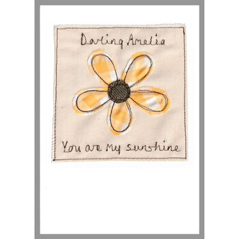 Personalised Flower Birthday Card For Her, 2 of 12