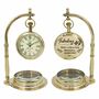 Custom Engraved Rotating Balance Desk Clock – 49th Birthday And Father's Day Gift For Him, thumbnail 1 of 12