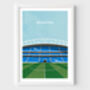 Personalised Football Stadium Art Print Gift Request Any Stadium, thumbnail 11 of 11