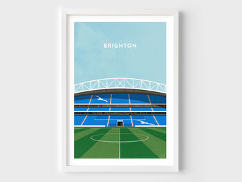 Personalised Football Stadium Art Print Gift Request Any Stadium, 11 of 11