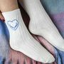 Personalised Bamboo Pyjamas Cashmere Bed Socks Gift Box, thumbnail 3 of 7