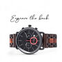 Luxury Watch, Personalised Timepiece Elegantly Crafted Sustainable Wood Gift For Groomsmen, thumbnail 3 of 6