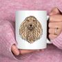 Custom Afghan Hound Portrait Mug For Dog Lover, thumbnail 1 of 10
