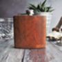 Personalised Initialled Leather Hip Flask, thumbnail 6 of 6