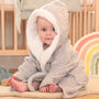 Personalised Moon And Stars Dressing Gown Gift For Baby, thumbnail 5 of 7