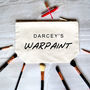 Personalised Warpaint Make Up Bag, thumbnail 2 of 2