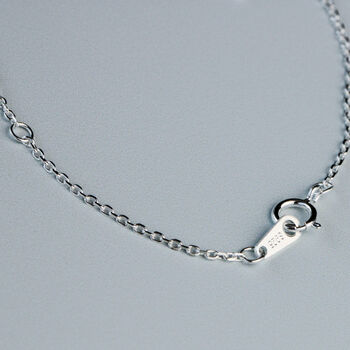 Sterling Silver Blue Whale Charm Bracelet, 3 of 5
