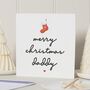Personalised Dad Or Daddy Christmas Card From Kids, thumbnail 1 of 7
