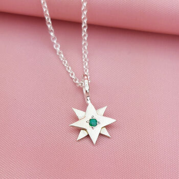 Your Birthstone Tiny Star Necklace, 2 of 4