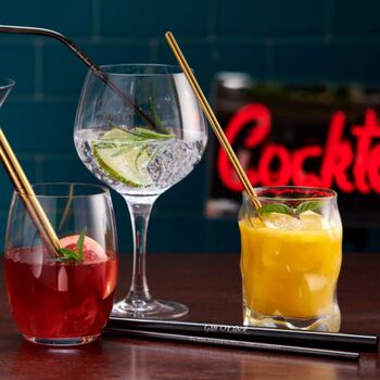 Bubble Tea Personalised Metal Drinking 12mm Straw, 7 of 12