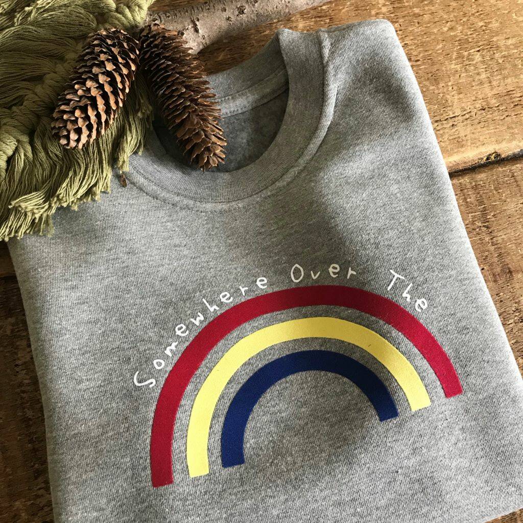 Custom 'Somewhere Over The Rainbow' Children's Sweater, 1 of 3