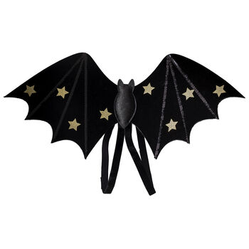 Black And Gold Halloween Bat Wings, 2 of 2
